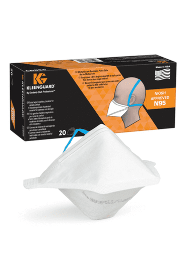 Masque N95 KleenGuard (Boîte de 20) en style de pochette